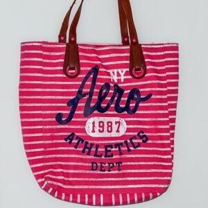 Aéropostale NYC Athletics Canvas Tote Bag Preloved